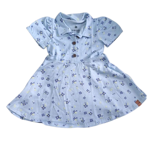 Vestido Bebê Malwee Floral Tam GG