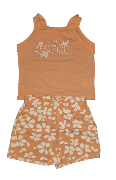 Conjunto Infantil Peach - Boca Grande Tam 12