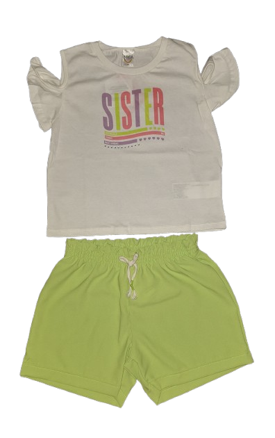 Conjunto Infantil Sister - Boca Grande Tam 12