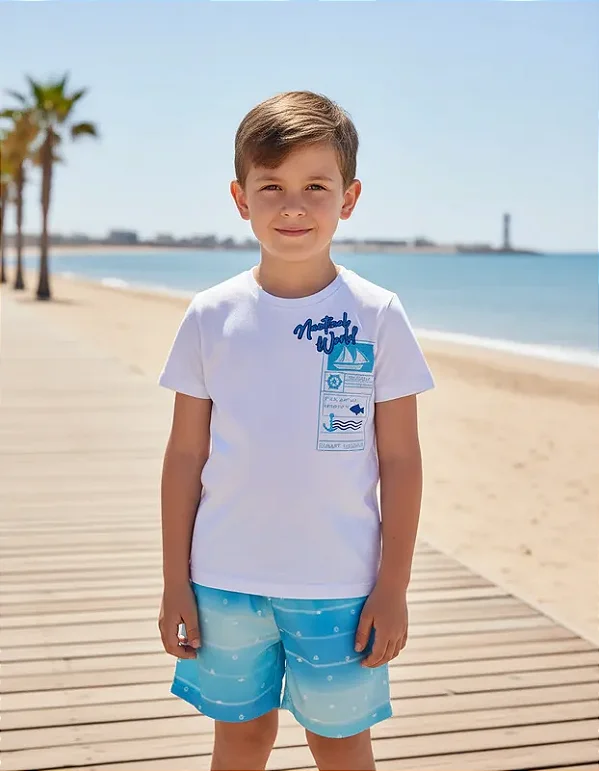 Conjunto Infantil Náutico Masculino Alenice – Tam. 14