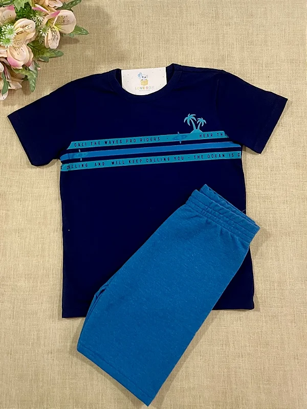 Conjunto Brandili Tam 10 Menino Surfe as ondas