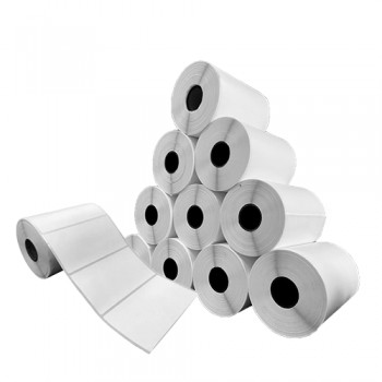 Cx 10 Un Rolos Etiqueta 100X50mm Bopp Adesiva