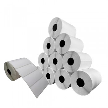Cx 10 Un Rolos Etiqueta 70X30mm Térmica Adesiva