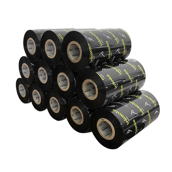 Cx 12 Un Ribbon Cera 110X300 AWR1 Armor Inkanto Ext - Preto
