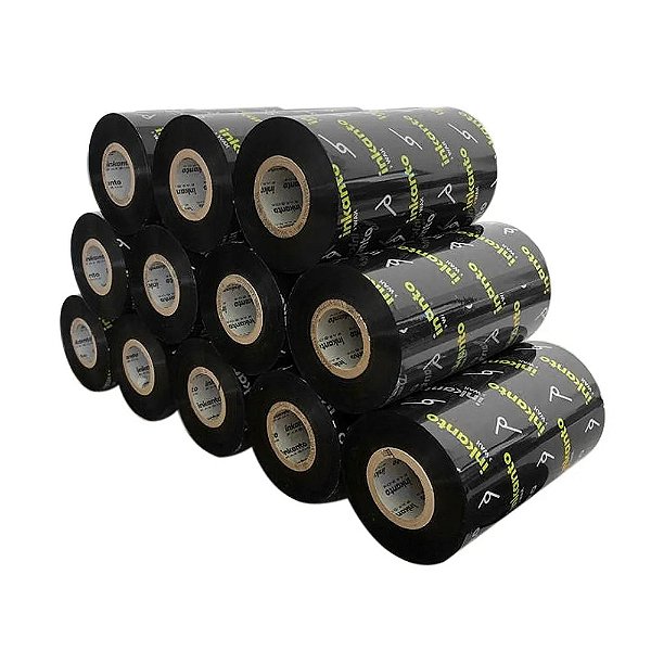 Cx 12 Un Ribbon Cera 110X450 AWR1 Armor Inkanto Ext - Preto