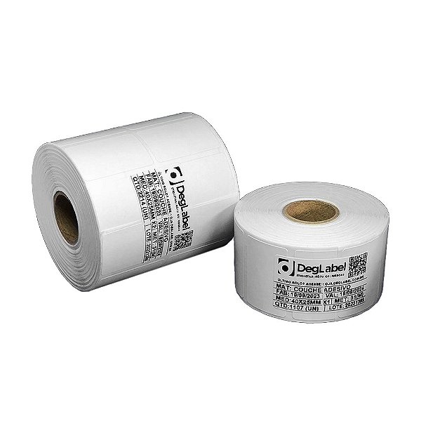 Rolo Etiqueta 40X40mm Térmica Adesiva