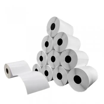 Cx 10 Un Rolos Etiqueta 100X200mm Bopp Adesiva 153UN (31M) Tub 1"