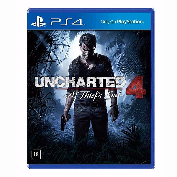 Jogo Uncharted 4 A Thif's End - PS4 [ Embalagem Cartão] - Seminovo