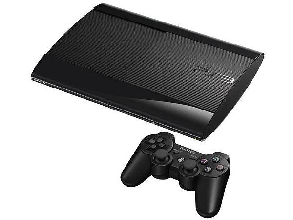 Console PS3 PlayStation 3 Super Slim (+ Jogo de Brinde) - Seminovo - Sony