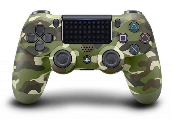 Controle PS4 Dualshock 4 Camuflado Verde - Sem Fio