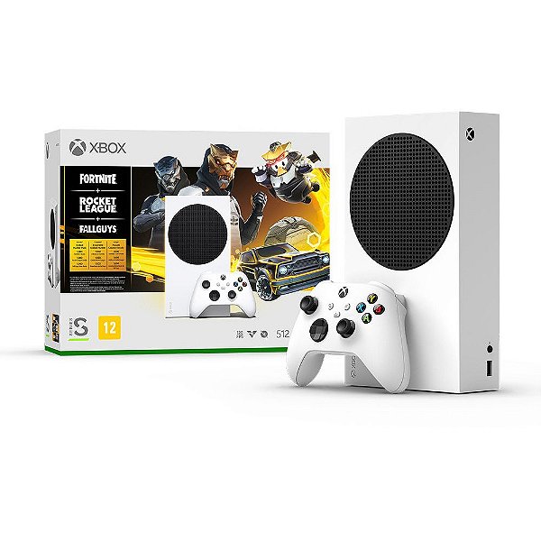 Xbox Series S Fortnite and Rocket League Bundle - Includes Xbox Wireless  Controller - Includes Fortnite & Rocket League Downloads - 10GB RAM 512GB  SSD