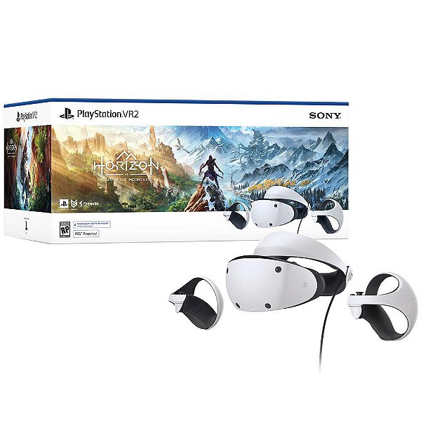 PlayStation VR2 + Horizon Call of the Mountain - loja de games curitib -  Brasil Games - Console PS5 - Jogos para PS4 - Jogos para Xbox One - Jogos  par Nintendo Switch - Cartões PSN - PC Gamer