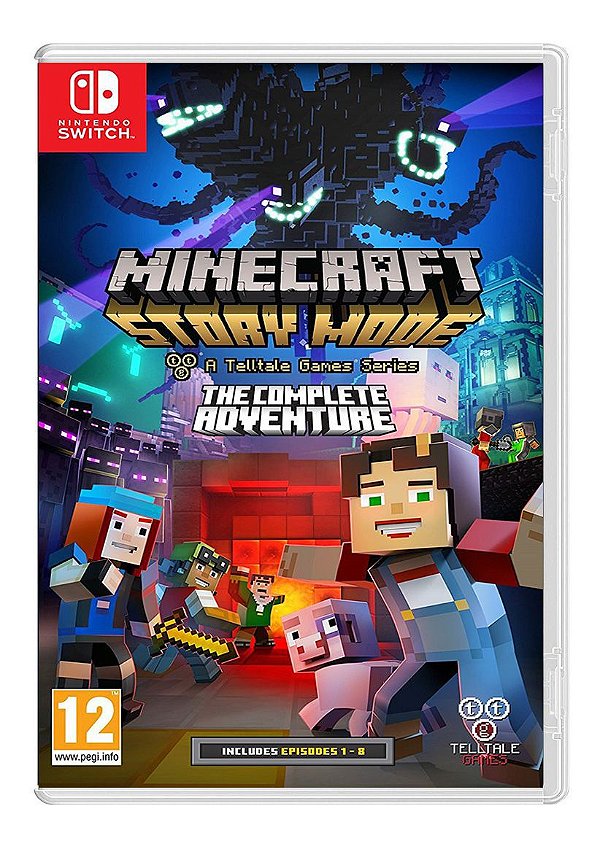 Jogo Minecraft Story Mode The Complete Adventure - Nintendo Switch