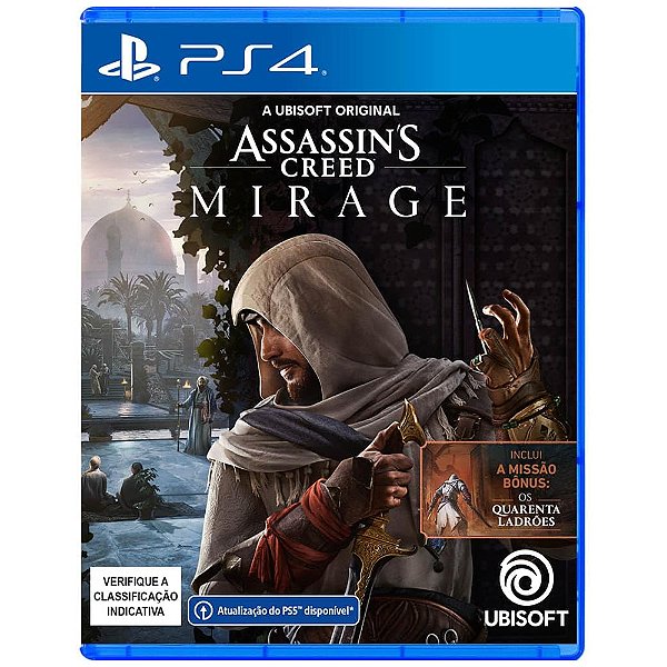 Assassins Creed Mirage PS4  Zilion Games e Acessórios