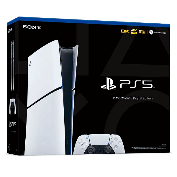 Console PS5 Slim Playstation 5 Slim 1TB Digital - PS5 - Sony