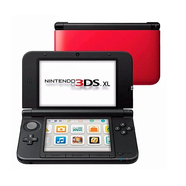 Nintendo 3ds XL Vermelho (Seminovo) - Nintendo
