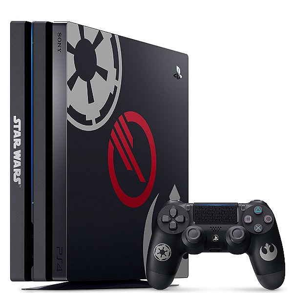 Console PS4 PlayStation 4 Pro 1 TB - Ed. Limitada Star Wars Battlefron II (Semimnovo) - Sony