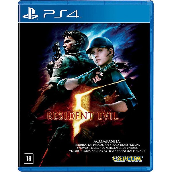 Resident Evil 5 (Seminovo) - PS4 - ZEUS GAMES - A única loja Gamer de BH!
