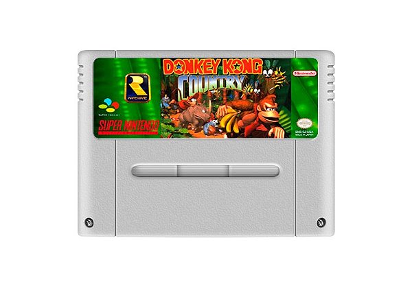 Donkey Kong Country - Super Famicom Cartucho Original JP - Seminovo