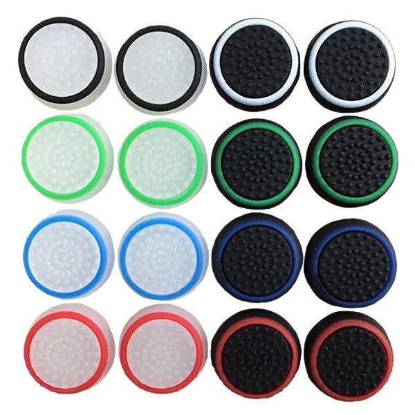 Protetor de Analógico Grip Borracha Silicone - Ps3 Ps4 One