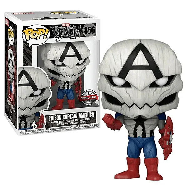 Funko Pop! Marvel Venom Poison Capitão América #856