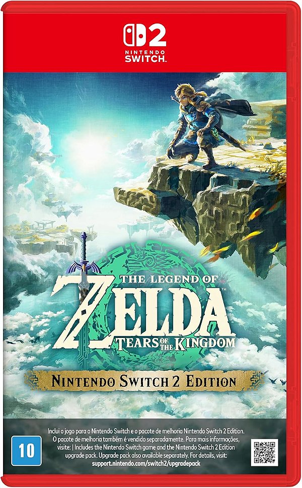 Jogo The Legend of Zelda : Tears of the Kingdom – Nintendo Switch 2