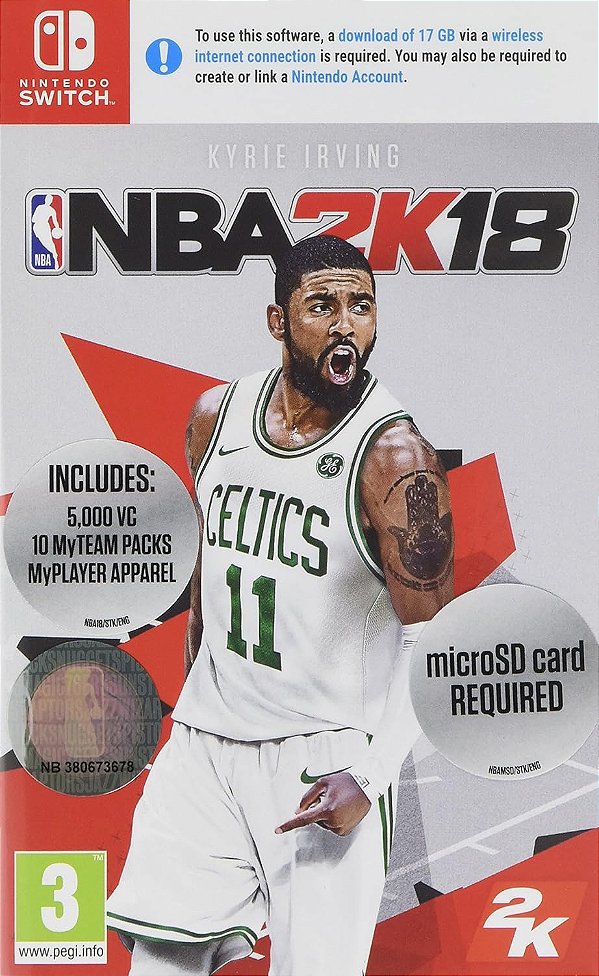 NBA 2K18 (Seminovo) - Jogo Switch