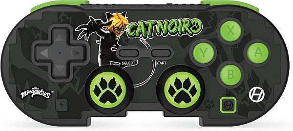 Controle Bluetooth Pixel Art Ed. limitada Miraculous Edition (Cat Noir) - Nintendo Switch