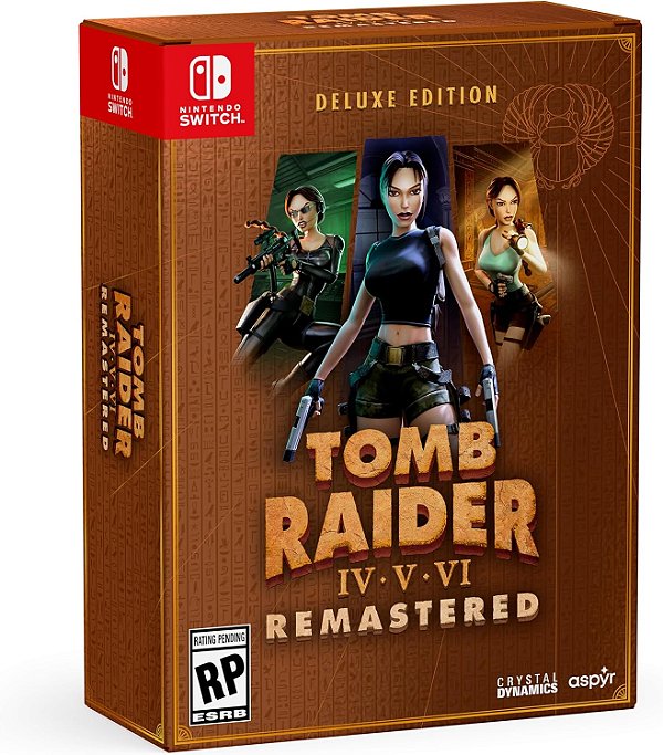Jogo Tomb Raider IV-VI Remastered Starring Lara Croft: Deluxe Edition - Nintendo Switch