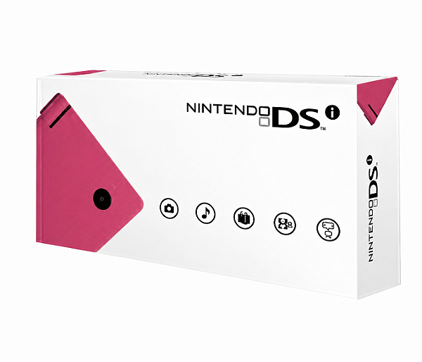Console Nintendo DSi Rosa (Seminovo) + Cartão R4 (Com vários jogos) CIB Completo - Nintendo DS