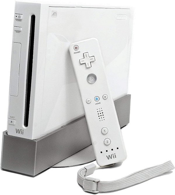 Console Nintendo Wii Branco Destravado Com mais de 30 Jogos - Seminovo