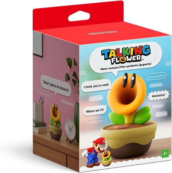 Talking Flower Flor Falante Super Mario Wonder - Nintendo