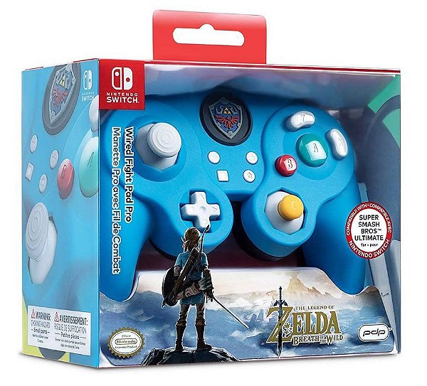 Controle Com Fio Nintendo Switch Pdp Wired Fight Pad - Zelda - Switch