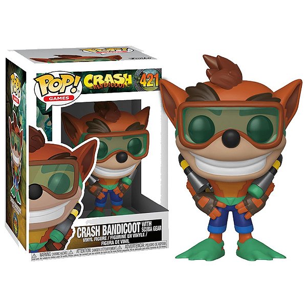 Funko Pop! Games - Crash Bandicoot 2 - Crash Scuba Gear #421