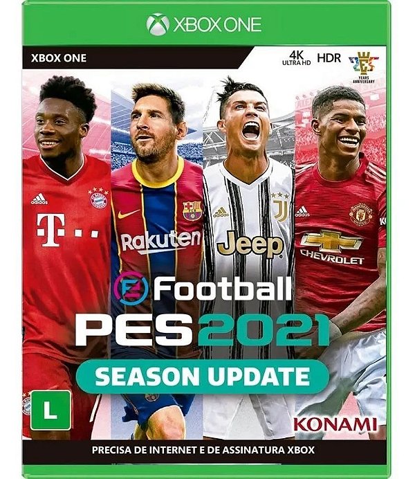 Jogo Pes 21 futebol Efootball Pro Evolution Soccer 2021 Ps4 em