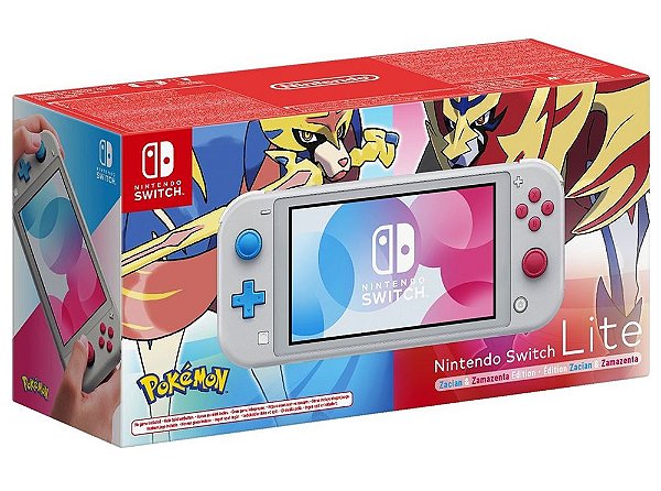 Console Nintendo Switch Lite Edição Pokémon Destravado 128GB (Seminovo) - Switch