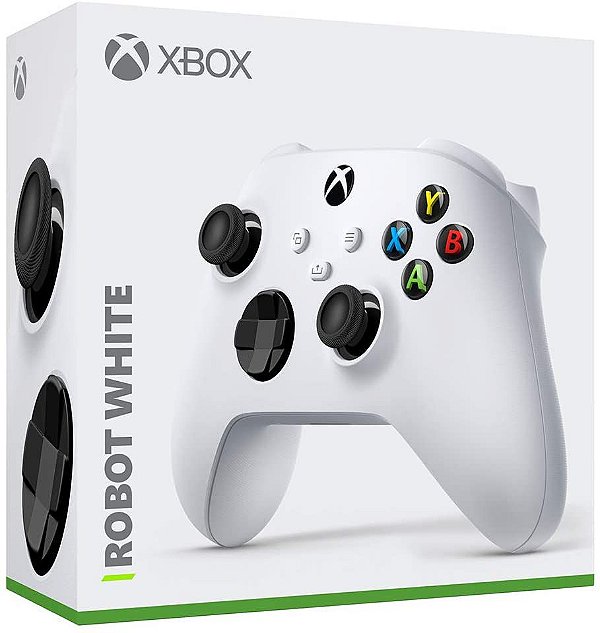 Controle Xbox Series Branco Robot White - Xbox One - Series S / X