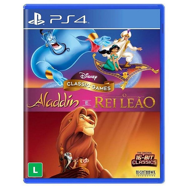 Disney Classic Games: Aladdin + O Rei Leão (Seminovo) - PS4
