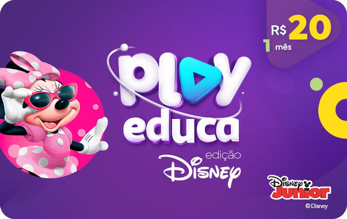 Play Educa Edição Disney Assinatura 1 mês