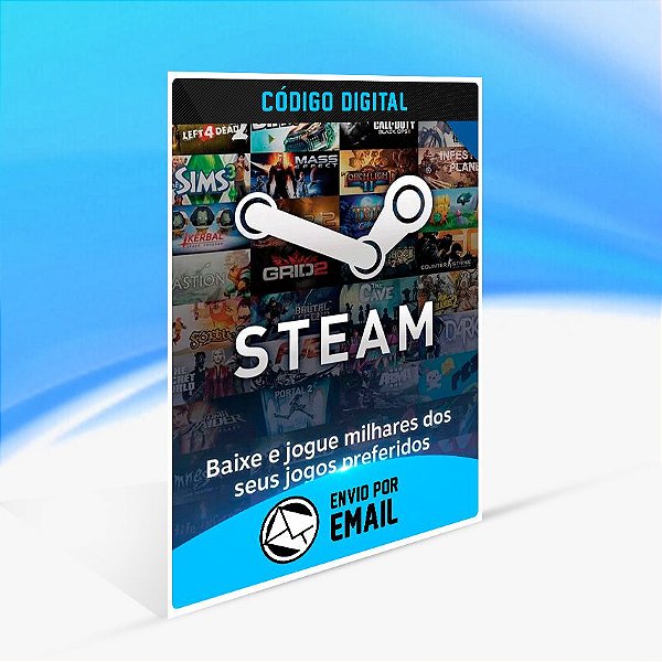 Steam Cartão Presente (BR) R$ 20,00