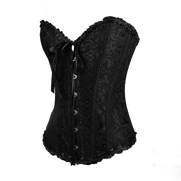 Corselet Preto - MANDORAS
