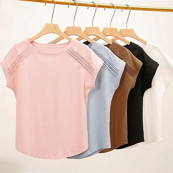 Blusa detalhe renda Clearance