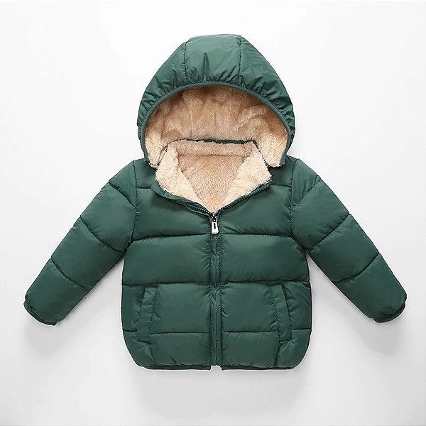 casaco acolchoado infantil
