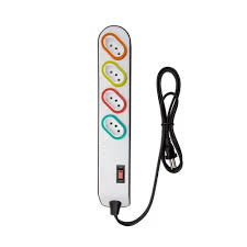 Legrand Daneva Filtro De Linha 4 Tomadas 2p+T 10a 1,3m Preto Bivolt