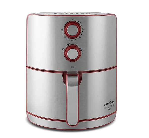 Fritadeira Air Fryer Britânia BFR46VI Antiaderente 4,6L 1500W