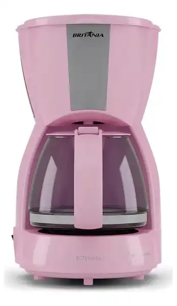 Cafeteira Britânia Inox Rosa 15 Xícaras 800W 127V