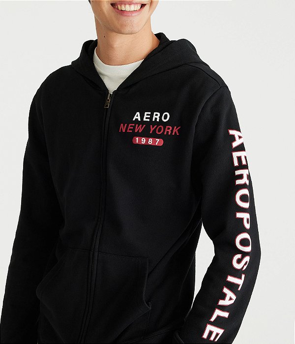 Blusa Aero New York 1987 Full-Zip
