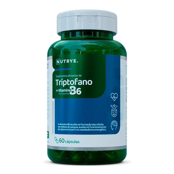 Triptofano e Vitamina B6 60 cáps