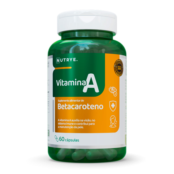 Betacaroteno e vitamina A 60 cáps
