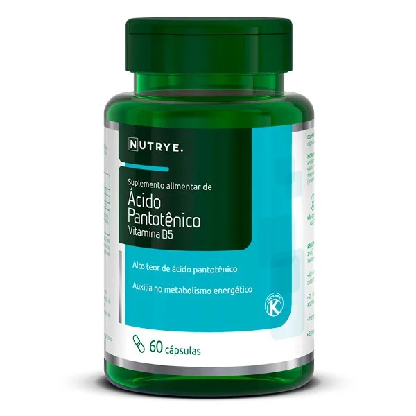 Suplemento Vitamínico de Ácido Pantotênico 60 Cáps